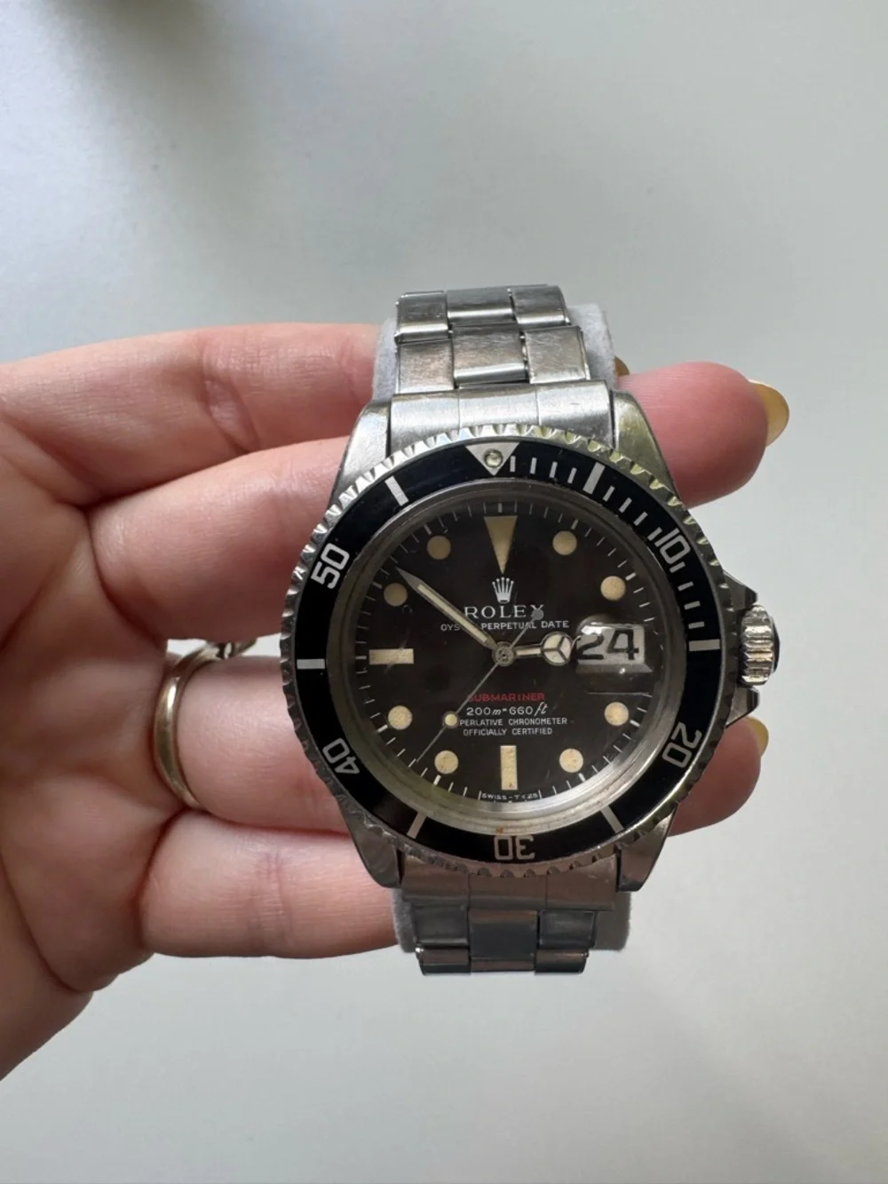 Rolex rare red