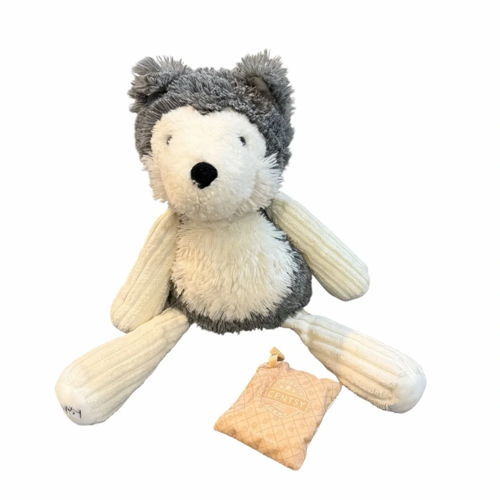 Scentsy “Homer the‎ Husky” Buddy Plush – Sugar Cookie Scent Pak – Retired