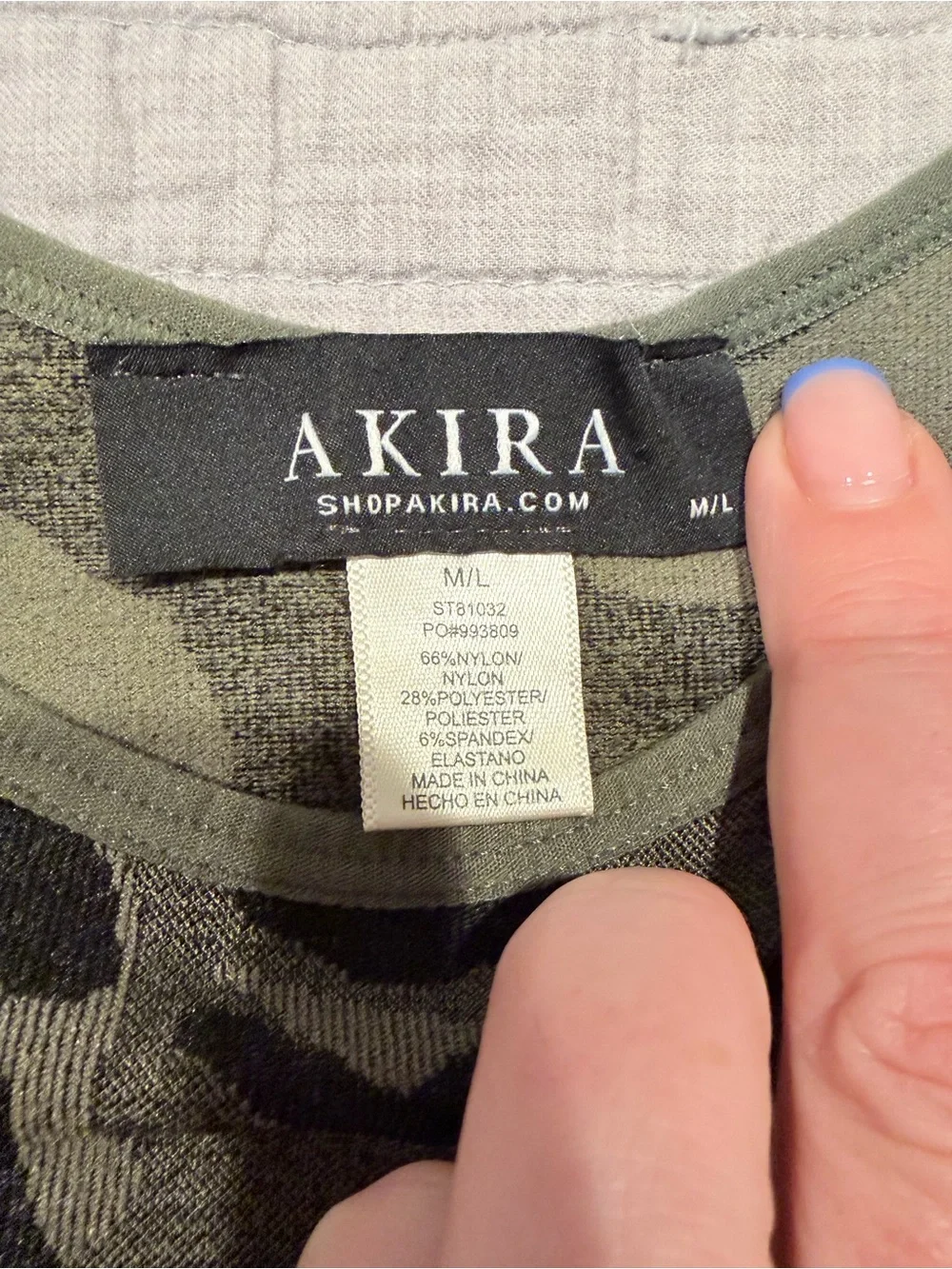 AKIRA black or added