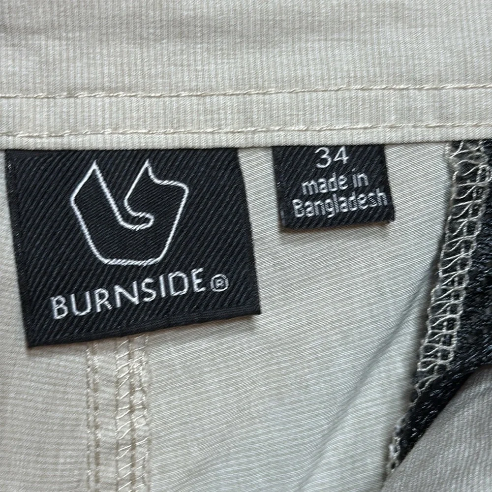 Burnside Light Tan Cargo Shorts for Men's Size 32