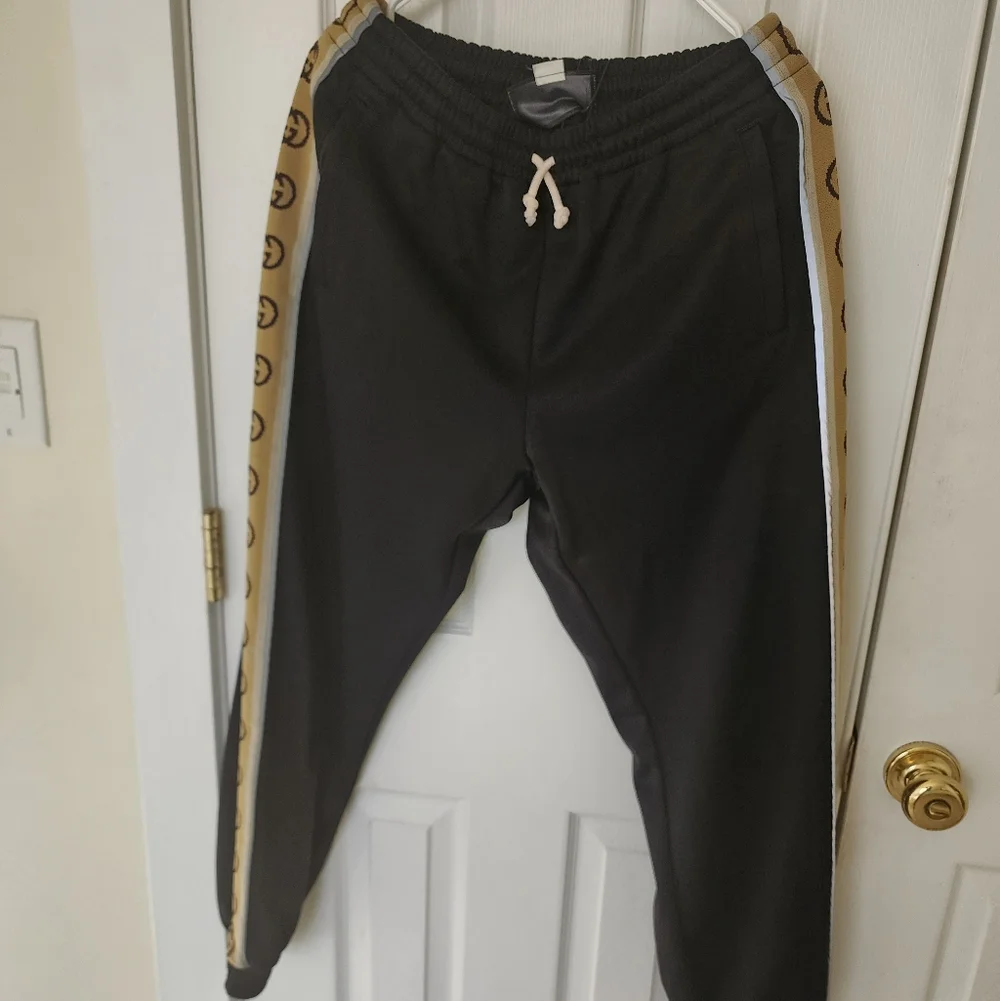 Gucci Black Technical Jersey Trackpants