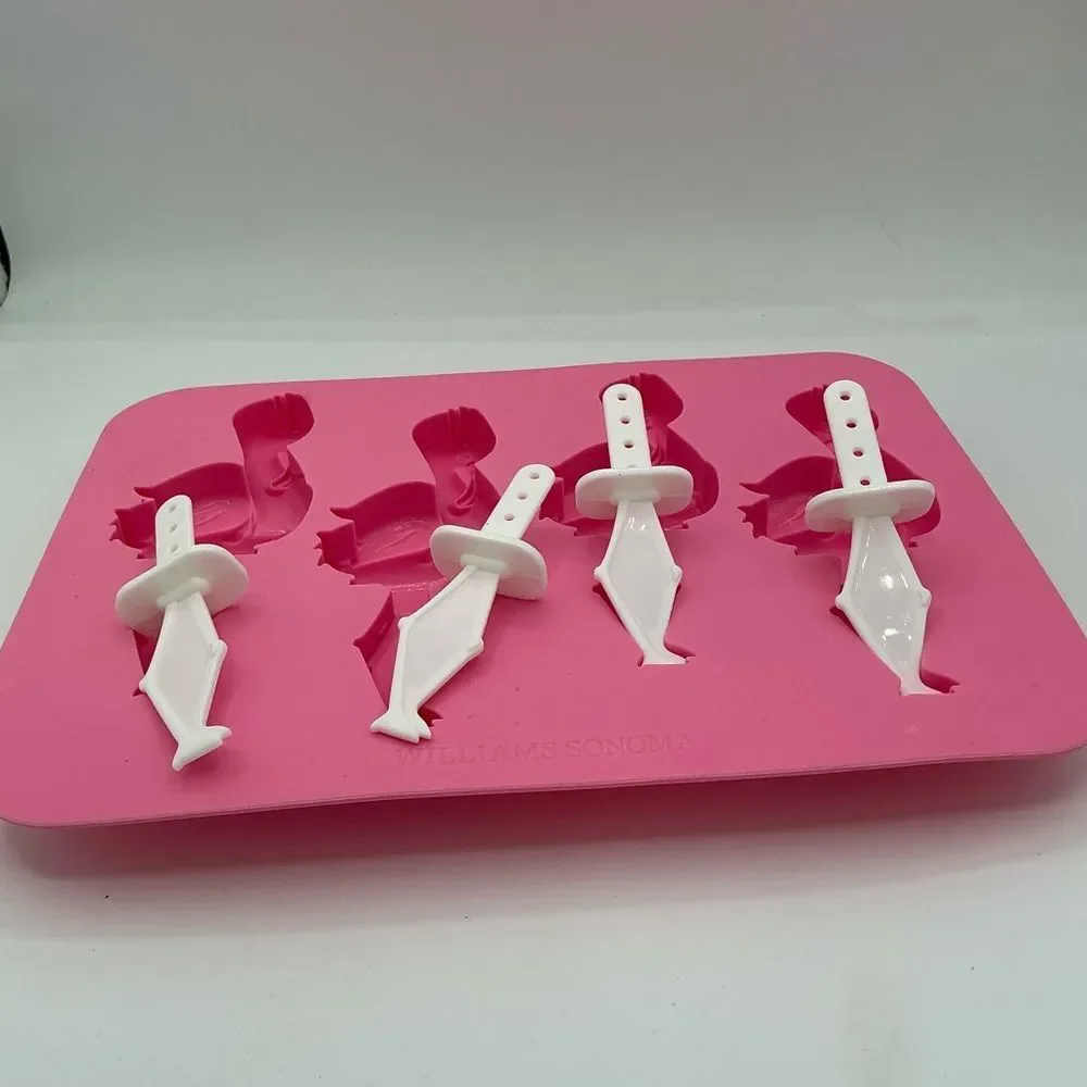Williams Sonoma Pink Flamingo Ice Pop Mold