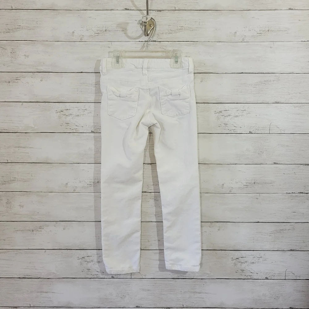 Little Girls Gymboree Cords Corduroy Jeans in White Size 5