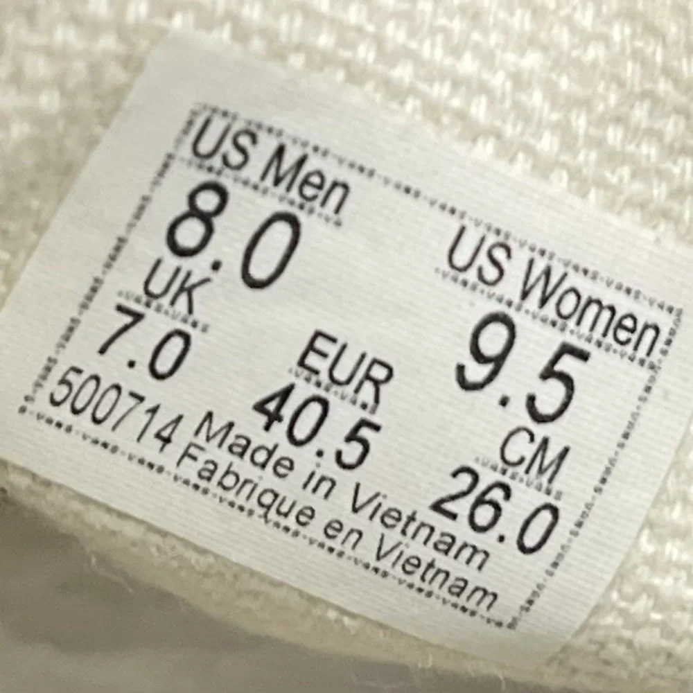 Vans size mens