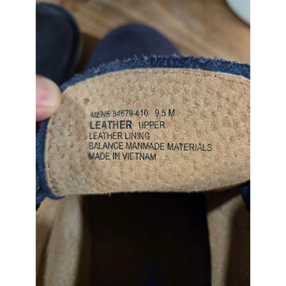 Nunn Bush Mens Dark Blue Suede Chukka Boots Size 9.5 M