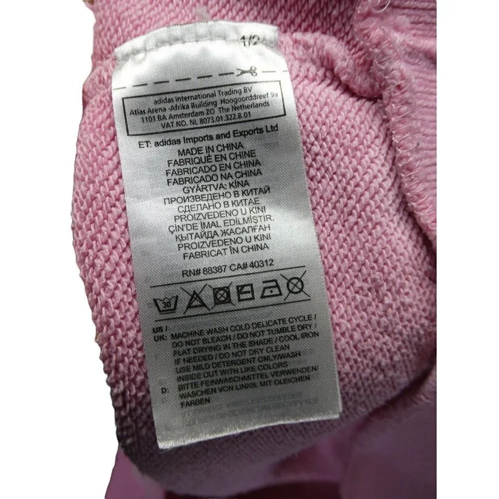 Adidas REAL SCARF Men‎ Hoodie Size M Pink Soccer