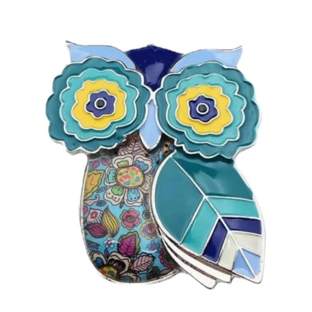 BONSNY Colorful Owl Bag Charm or Key Chain‎