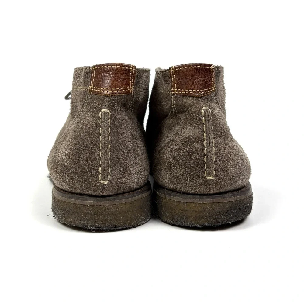 Johnston‎ & Murphy Copeland Chukka Boot Mens Sz 11M Gray Oiled Suede Lace Up