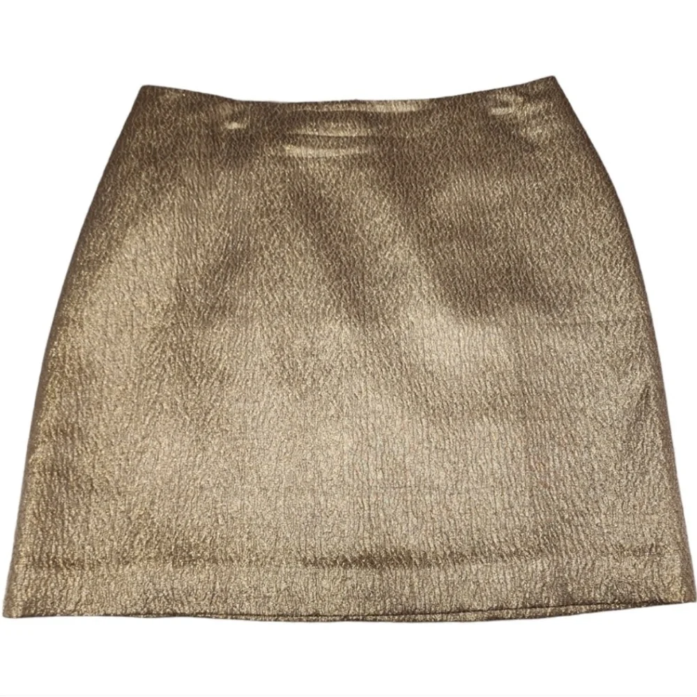 Ann Taylor Metallic Mini Skirt-Size 00P. B45