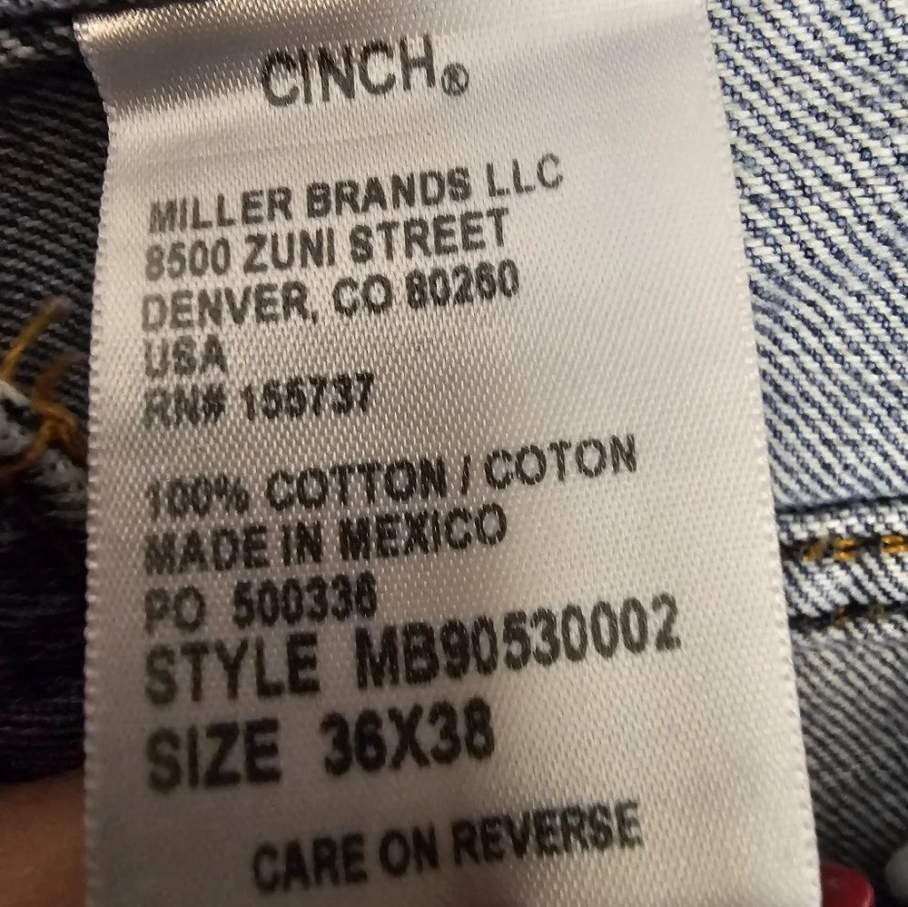 Men's cinch jeans green label