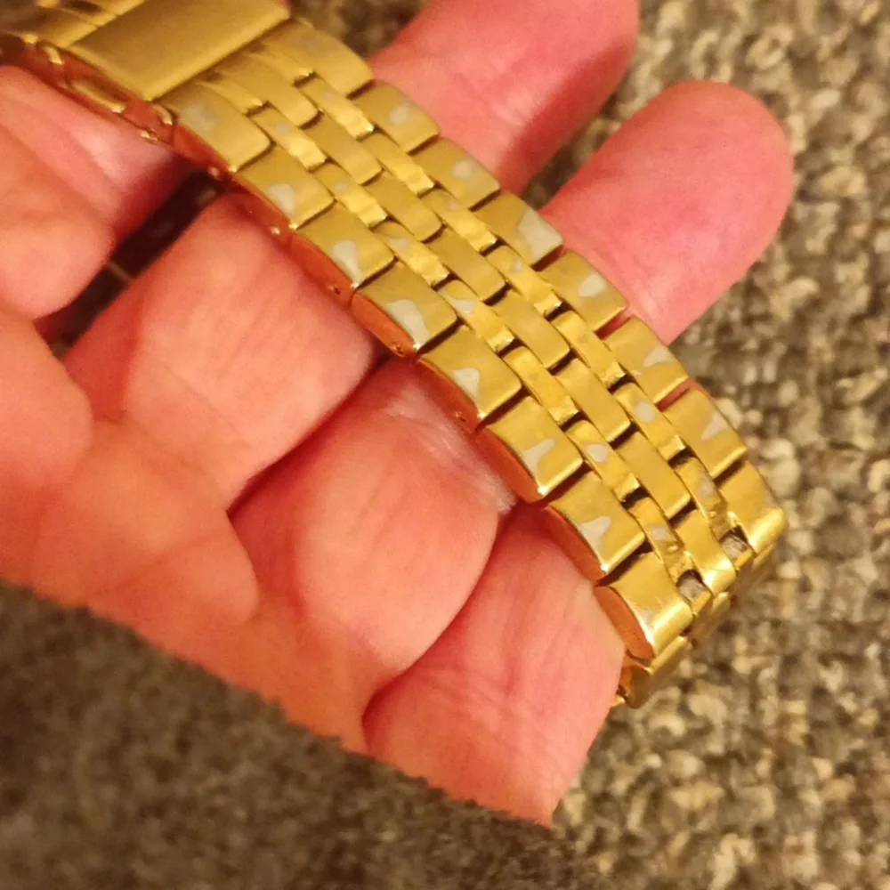 Michael Kors MK 5192 gold tone chronograph women's watch