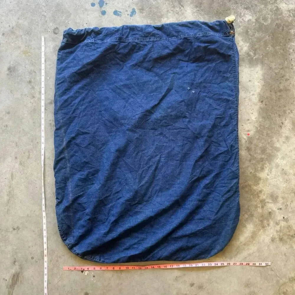 Vintage 1970s Levi's BIG E Denim Laundry Bag