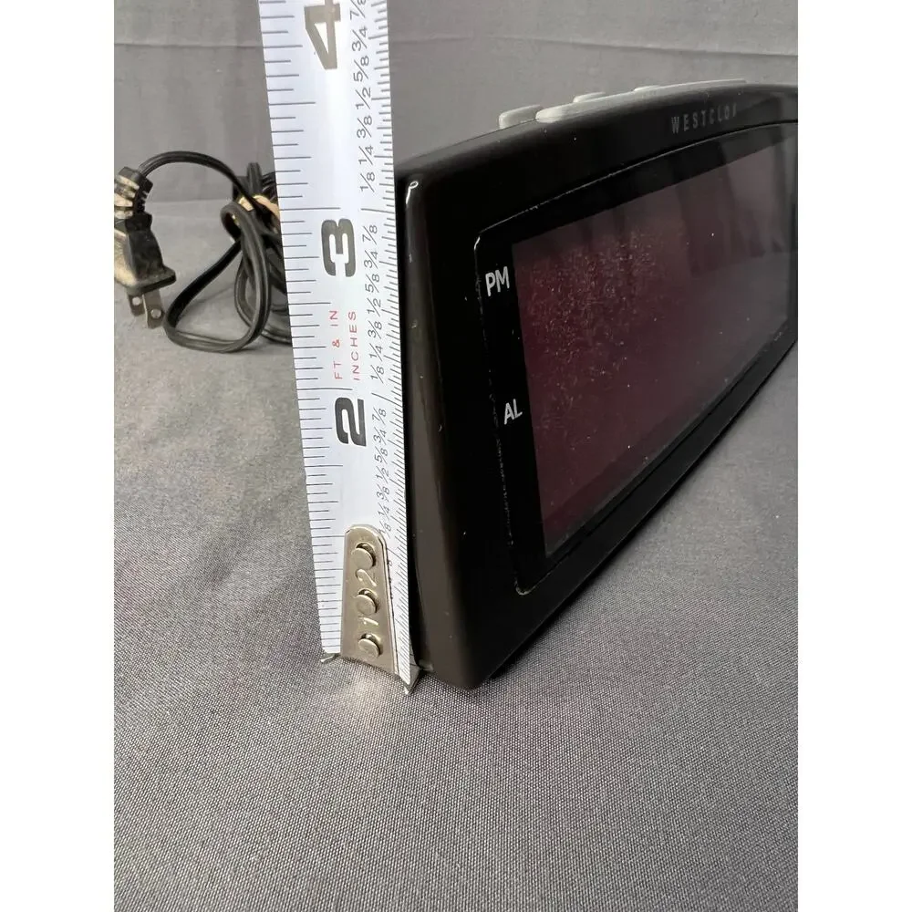 Westclox Large Display Dimmable Alarm Clock Model 49824