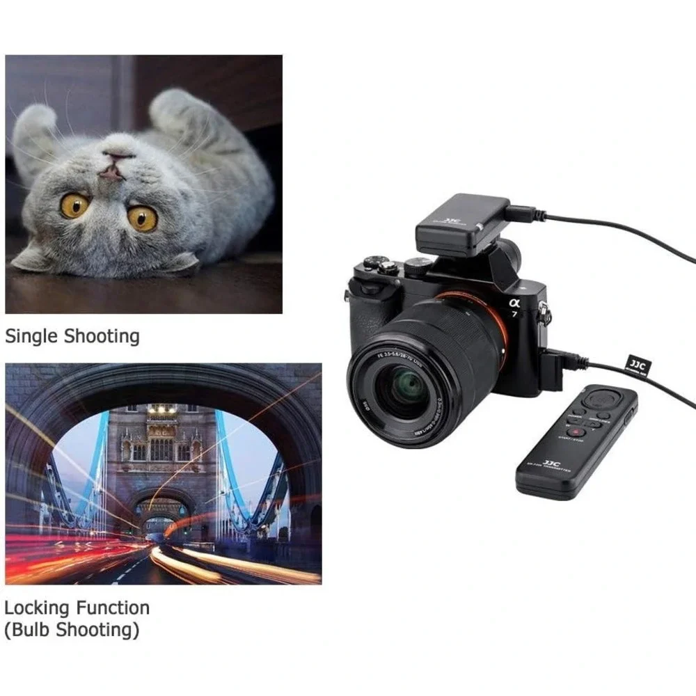 JJC Wireless Remote RMT-VP1K for Sony A7IV A9III FX30 A6400 AX43 HDR-CX900‎