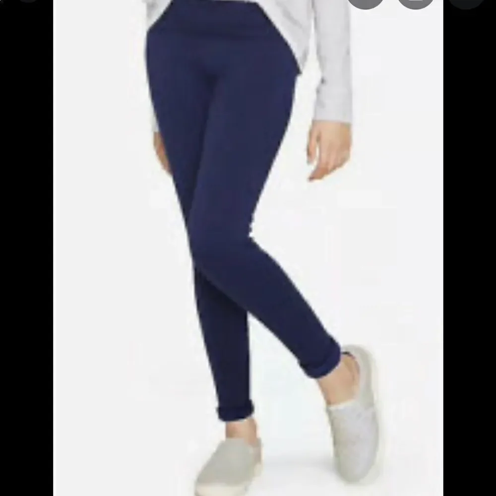 Justice Navy Blue Full Length Leggings. Sz 10Plus