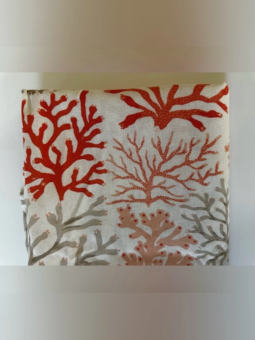 Coral Coastal Shower Curtain 72x72 Beach Bathroom Decor Target