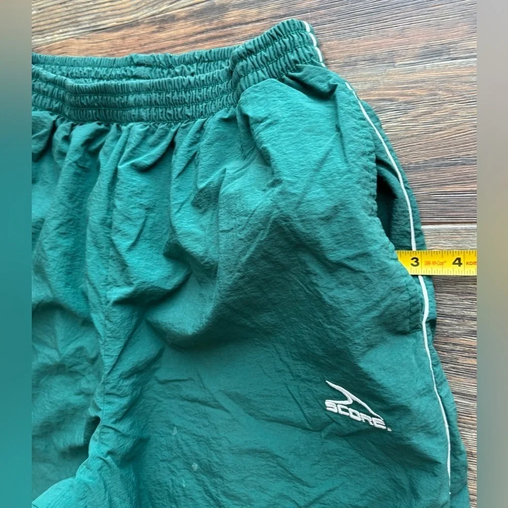 Vtg Score Soccer Windbreaker Nylon L Pants Green ODP Olympic Development Program