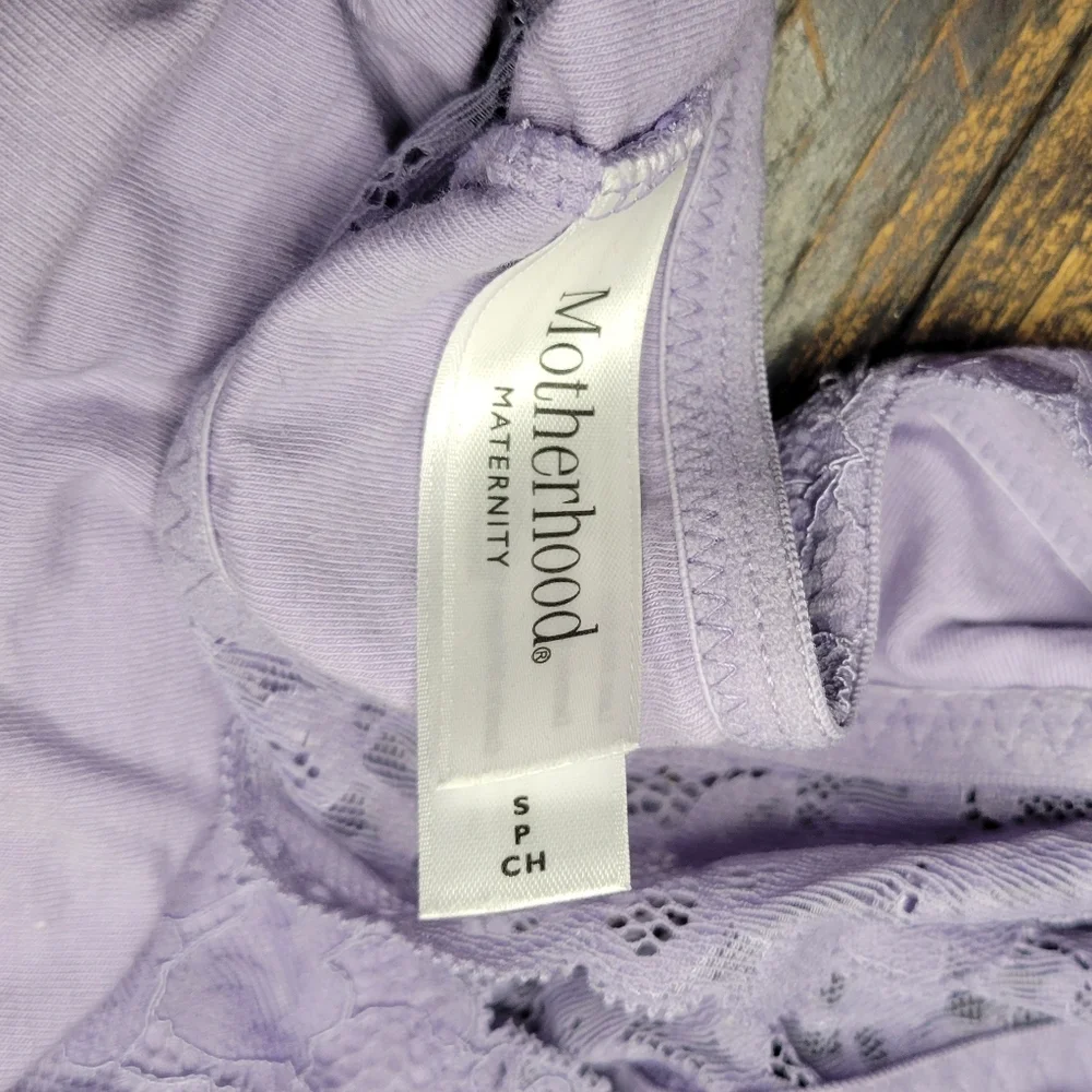 NWOT Motherhood Maternity lace nursing bra, small