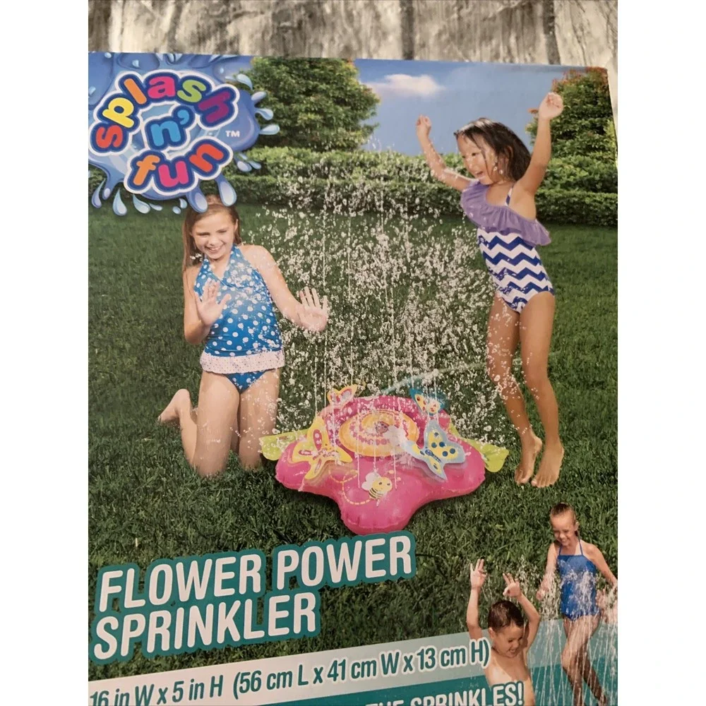 Flower‎ Power Butterfly Yard Sprinkler Summer Summertime Water Fun