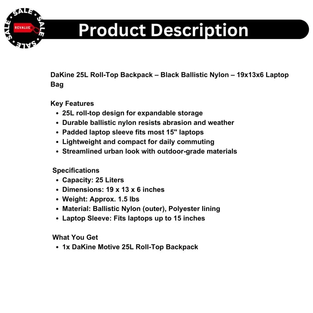 Dakine 1x nylon look