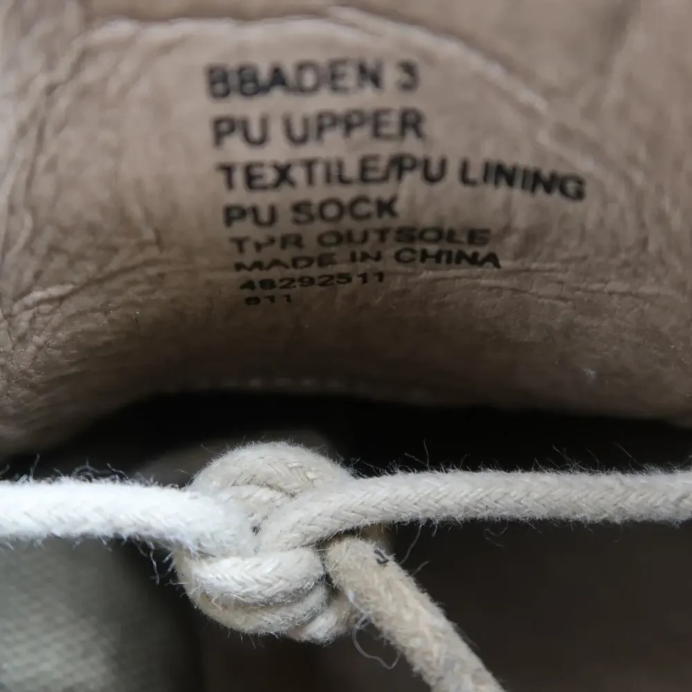 Report used shoes