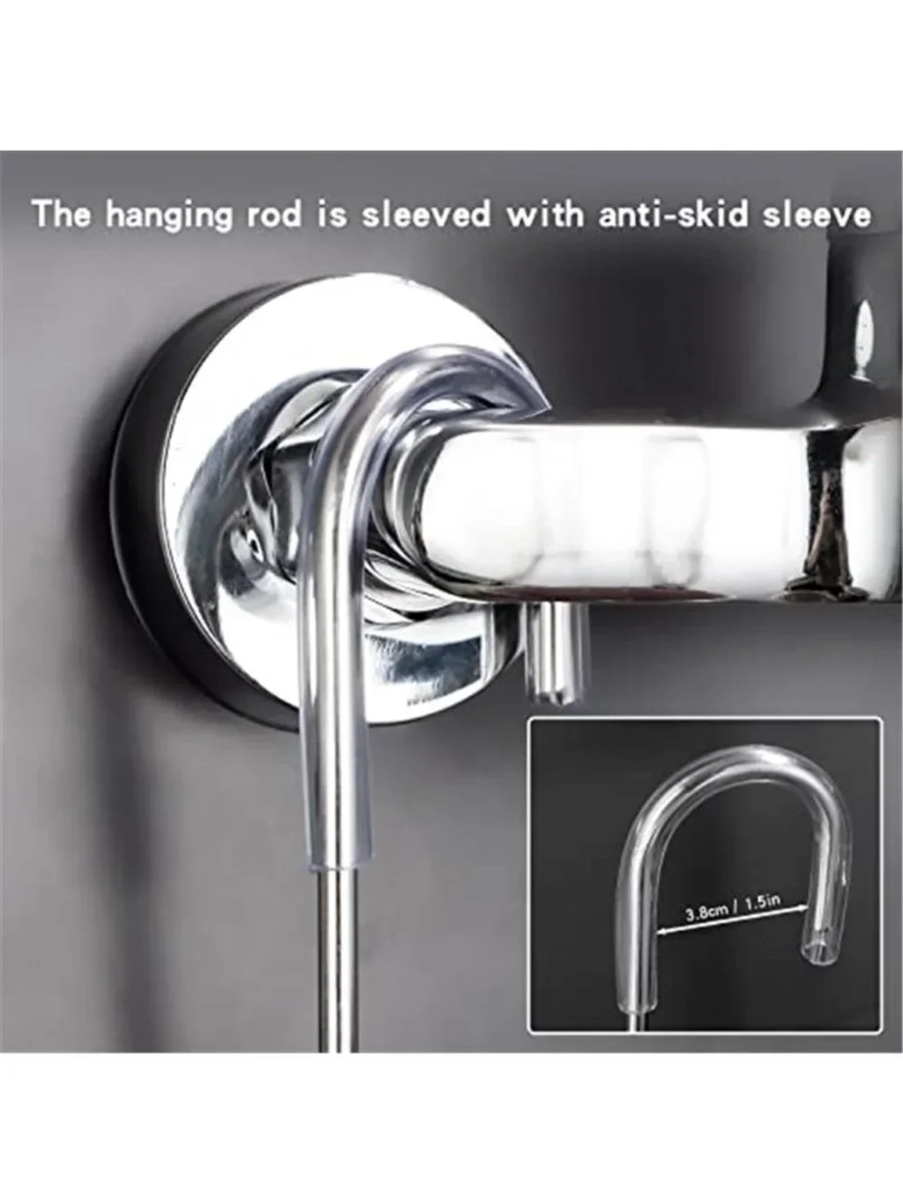 Stainless Steel Shower Door Caddy Hanging Bathroom Organizer Rustproof Shelf