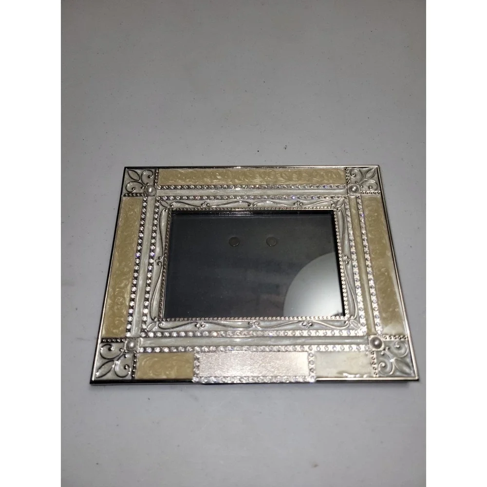 Things Remembered Swarovski‎ Enameled Picture Frame 7.5x6