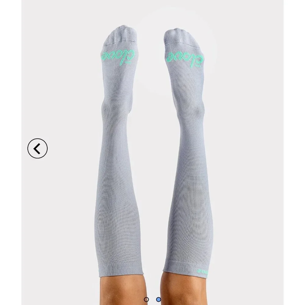 Clove Compression Socks 20-30mmHg Graduated Support Forever Blue sz Large‎ women