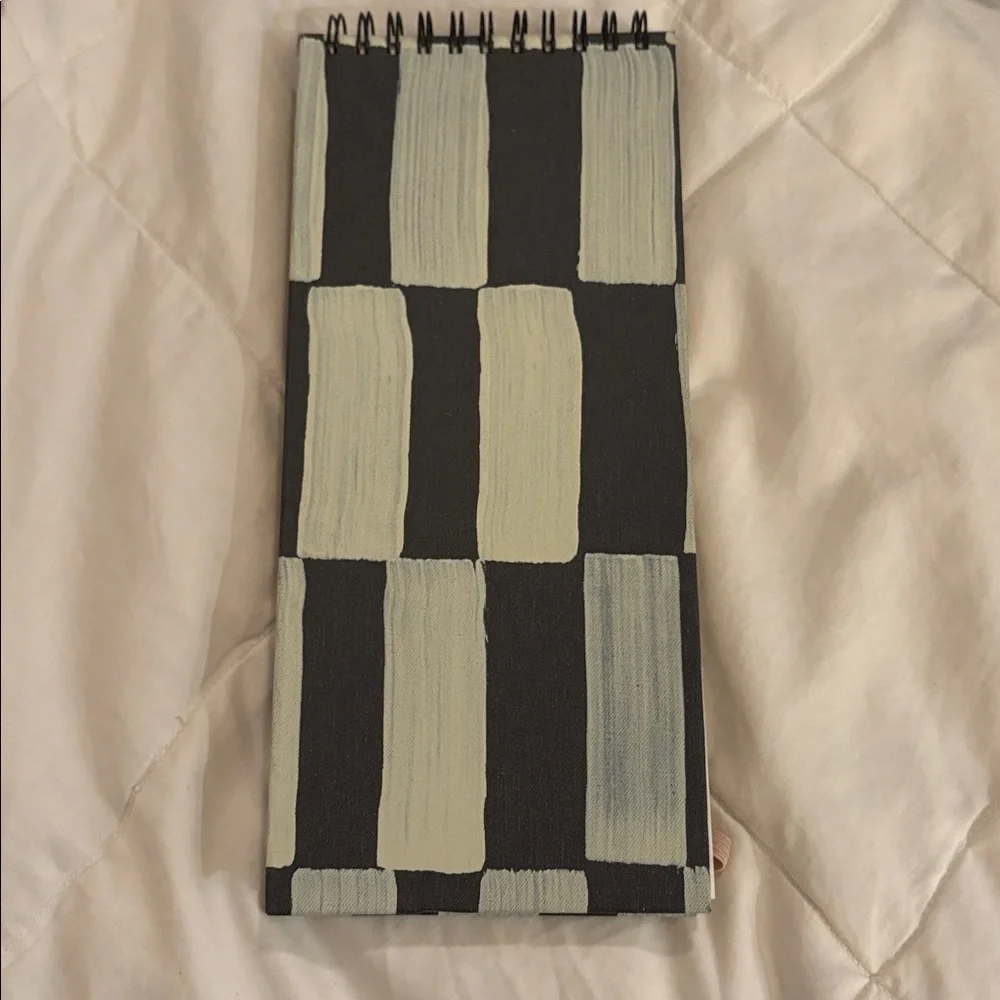 New Slim Notebook BY MOGLEA Row Design‎ Hand painted 4 x 9 inch