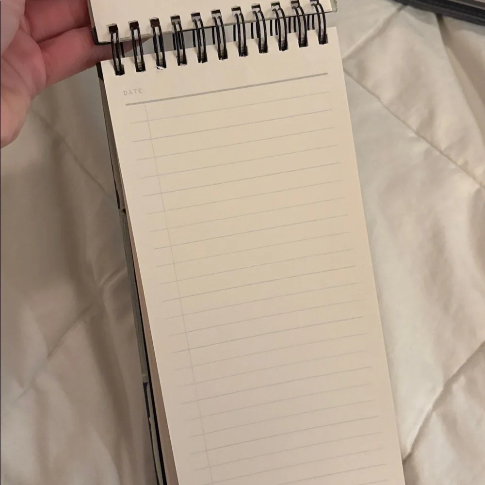 New Slim Notebook BY MOGLEA Row Design‎ Hand painted 4 x 9 inch