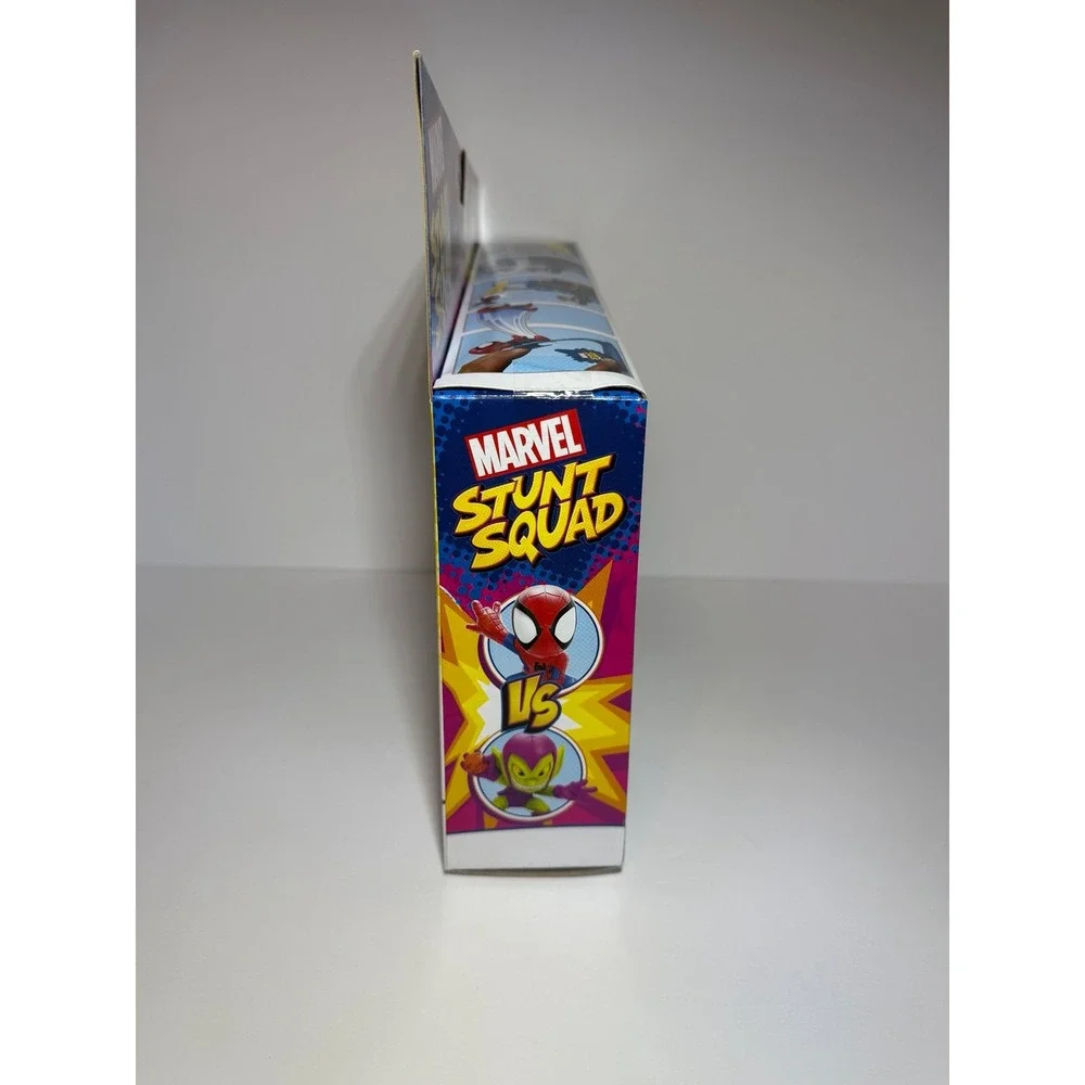 Marvel Stunt Squad Spider-Man vs Green Goblin Crane Smash Playset‎