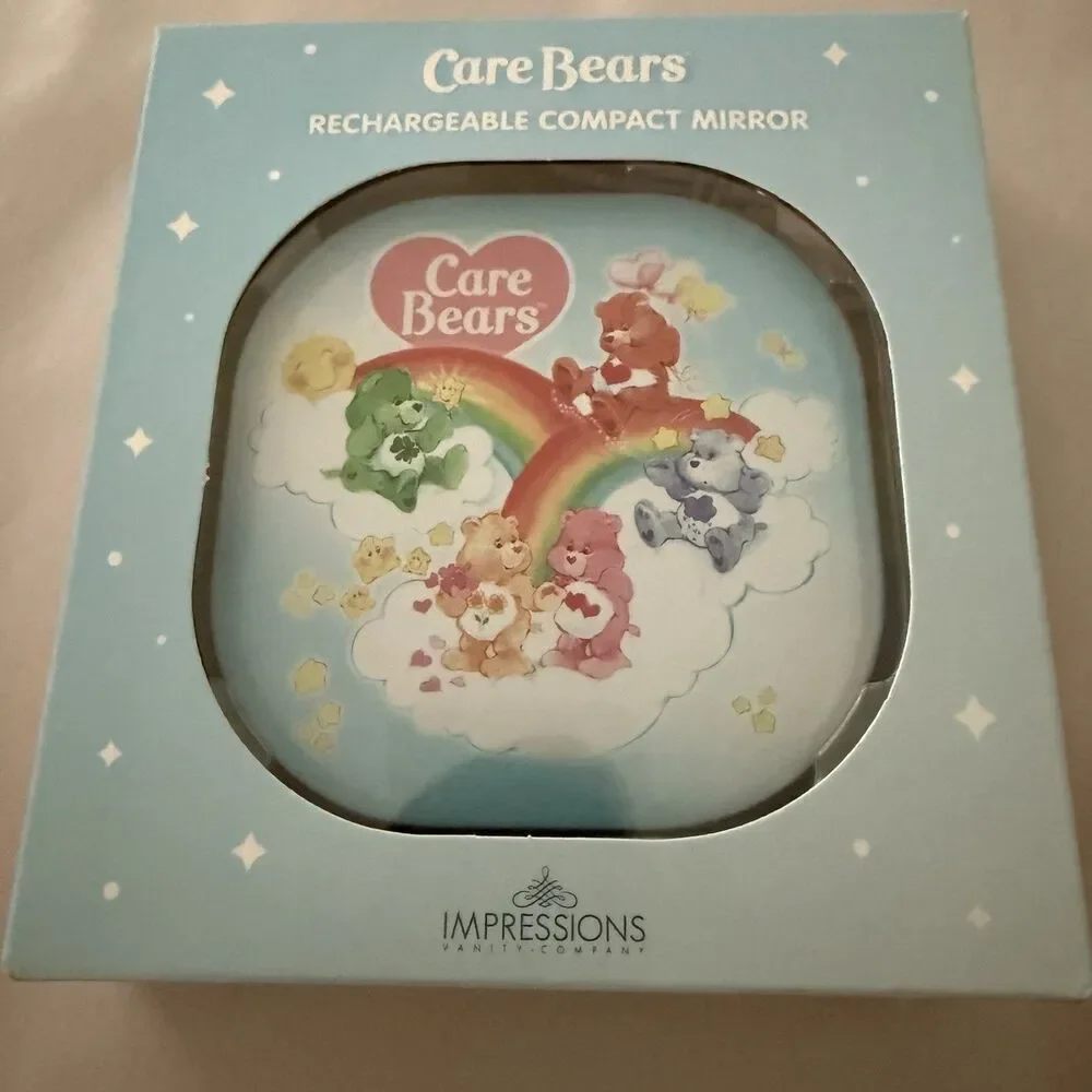 Care Bears Rechargeable Compact Mirror By Impressions New In Box