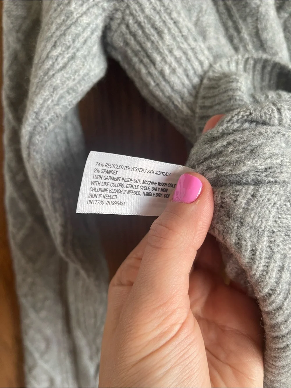 Universal Thread Cashmere-Like Cable Stitch Cardigan