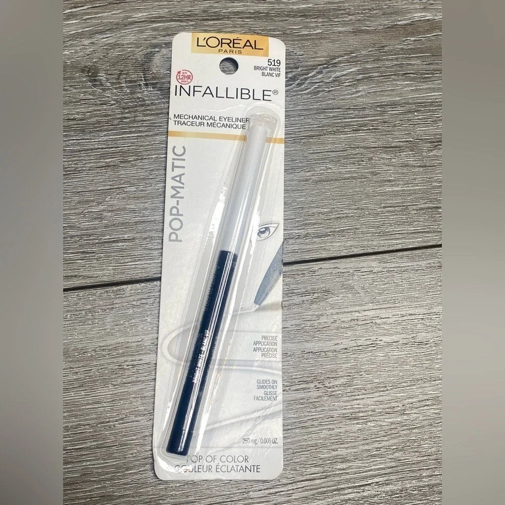 L'Oreal Infallible Pop-Matic Mechanical Eyeliner #519 Bright White