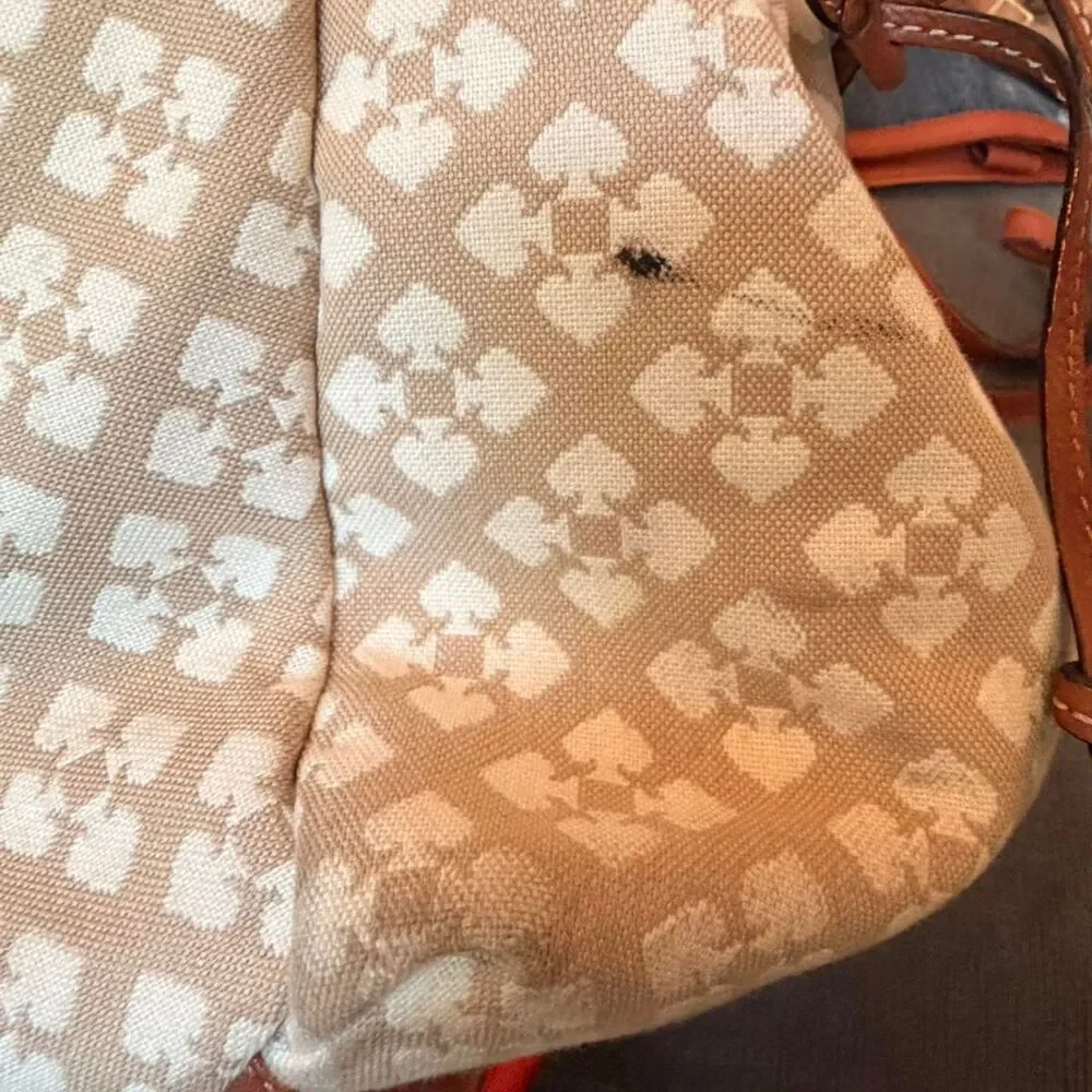 Kate Spade New York Spade Flower Jacquard Canvas Large Tote Diaper Weekender