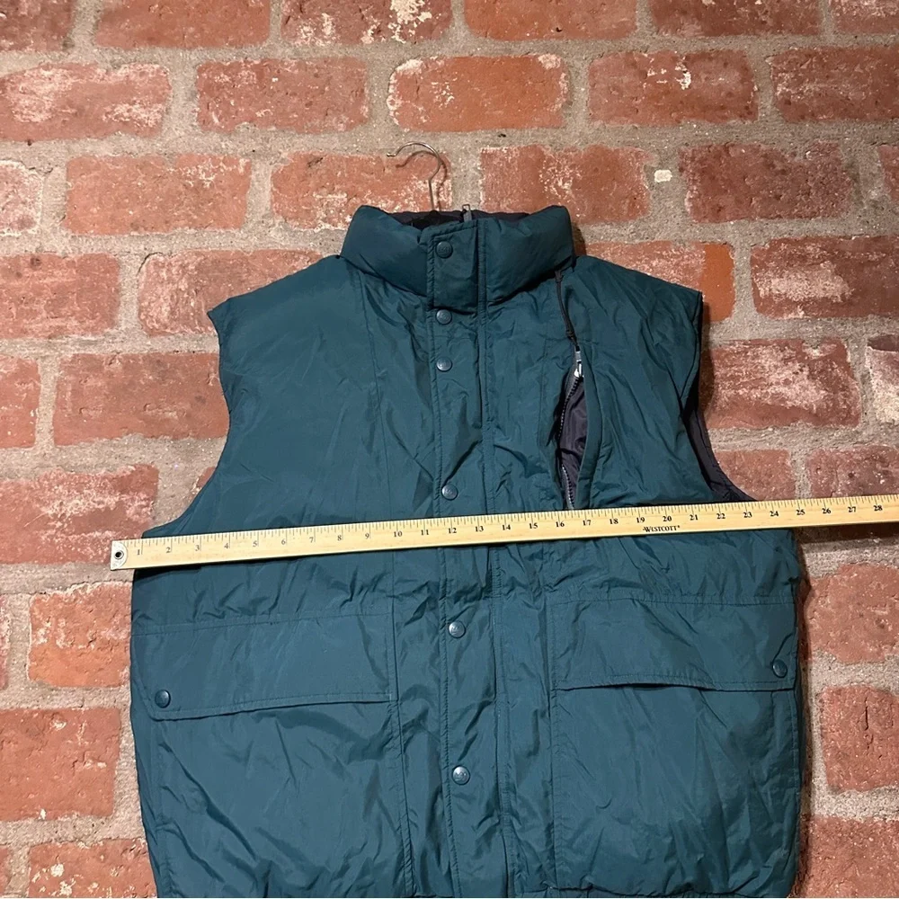 Men's Forest Green Vintage 90s REI Down Puffer Vest XL Outdoor Camping Hiking