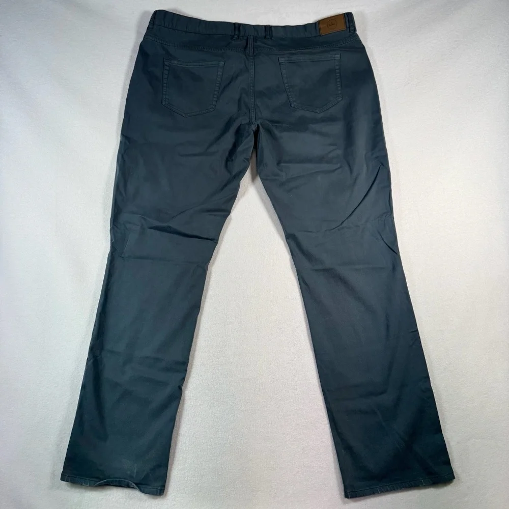 Peter Millar Pants Mens 42 Gray Straight Chino