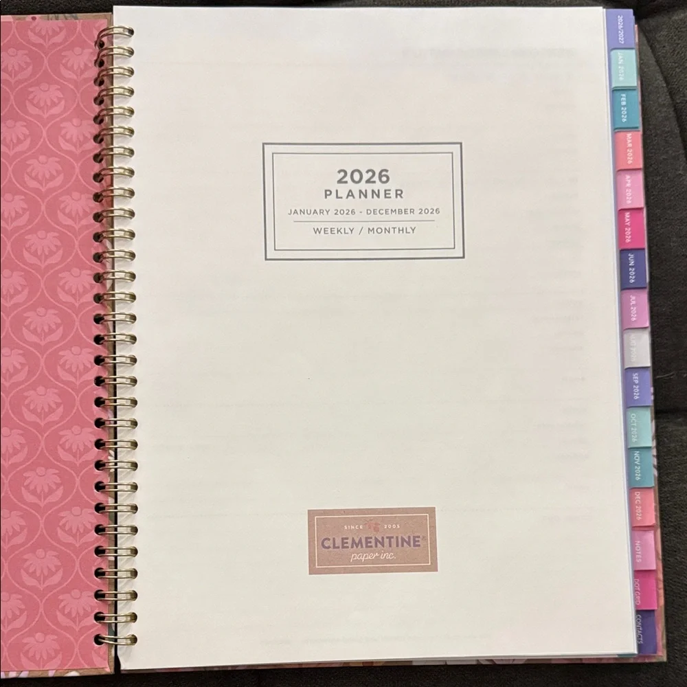 clementine 2026 planner