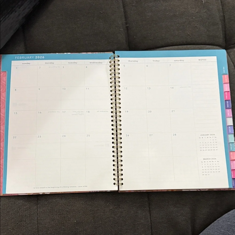 clementine 2026 planner