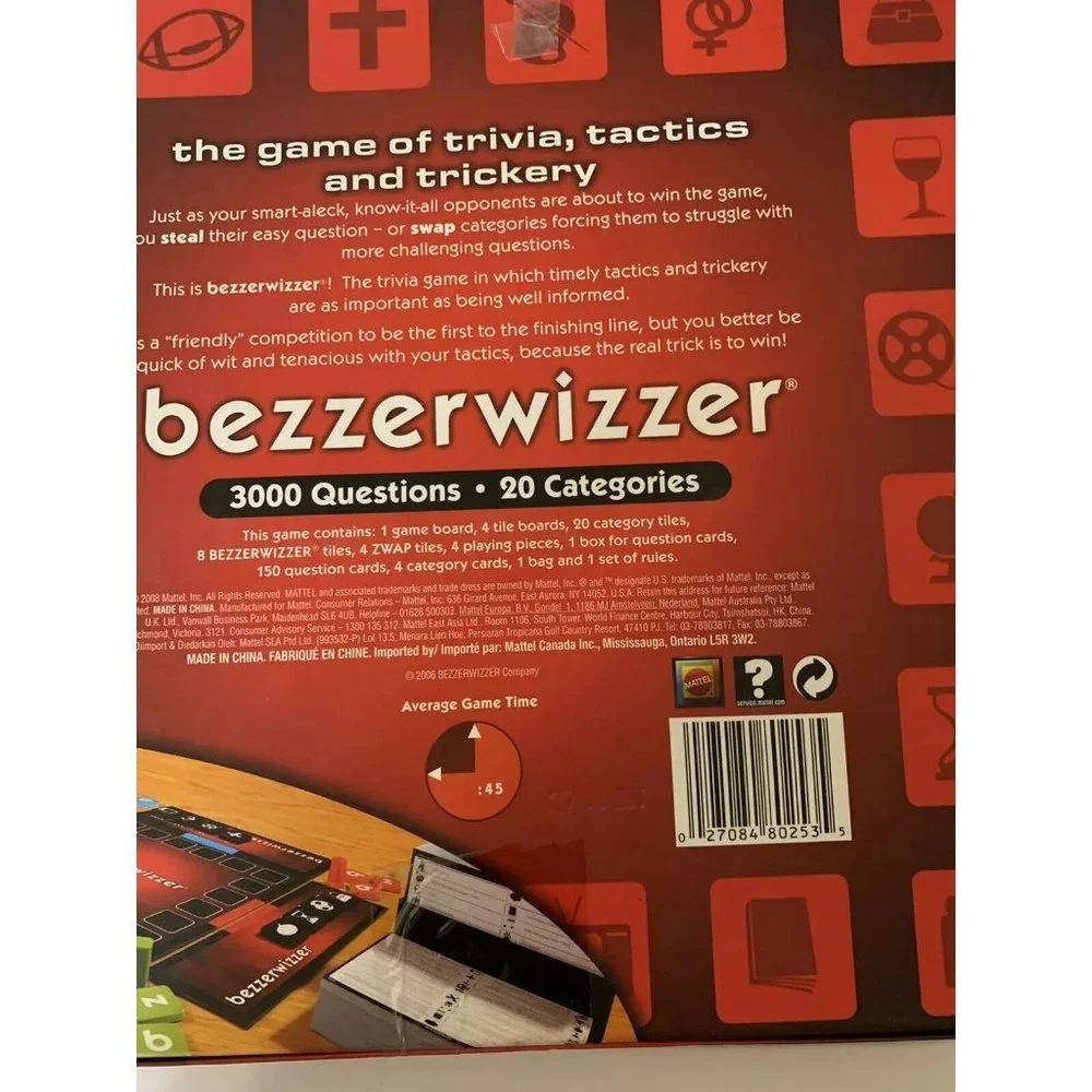 Mattel bezzerwizzer game