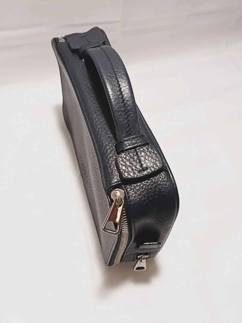 Bally Navy Leather Men’s Business Organizer/Attache/Travel Top-Handle Bag, LNC 💙