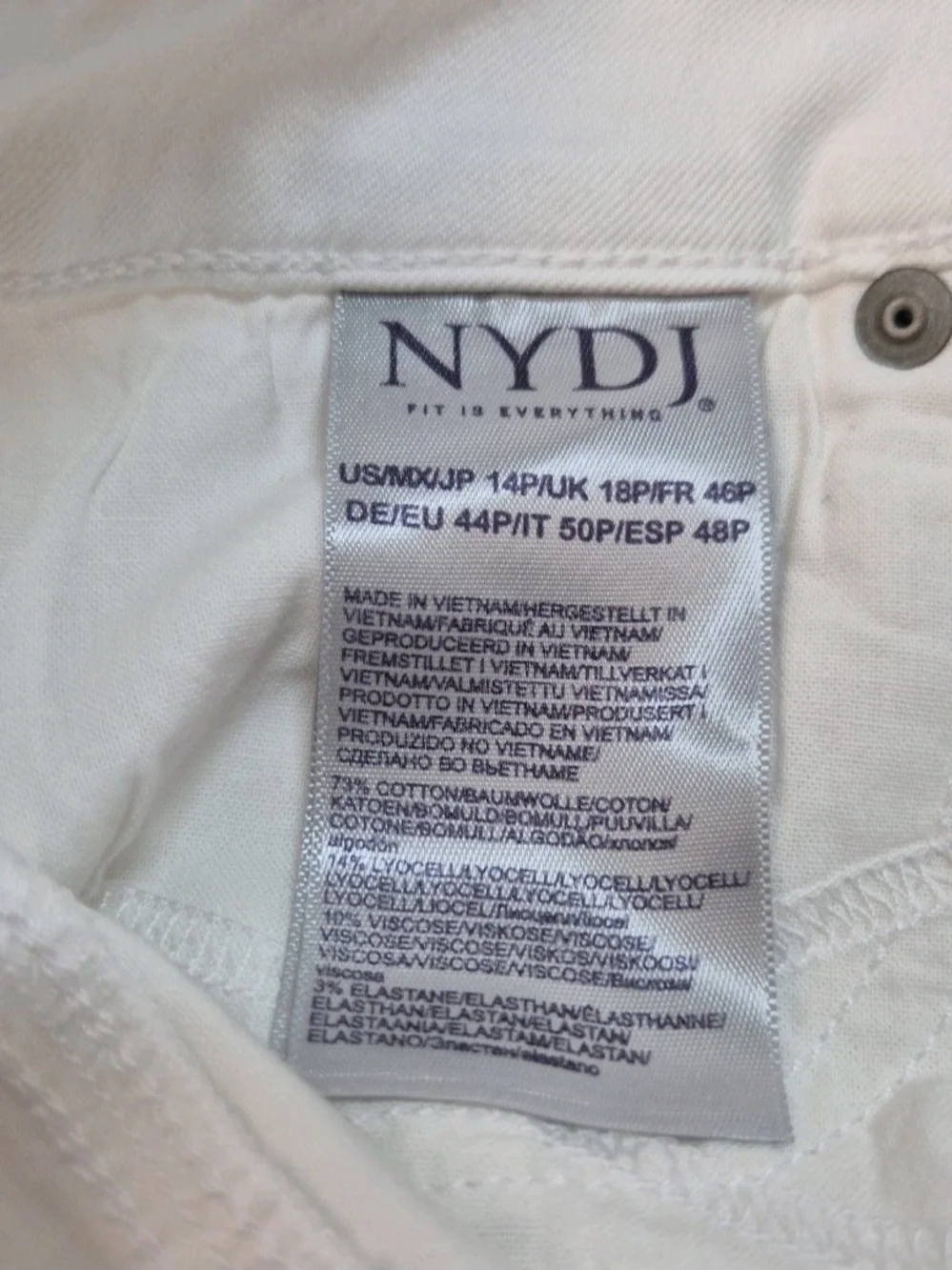NYDJ white high