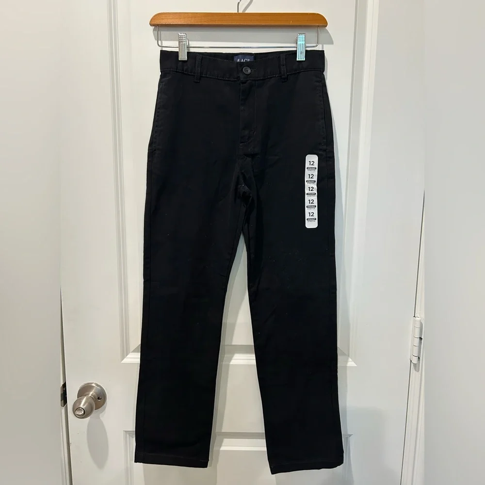Boys’ black pants from Place ~size 12~ NWT