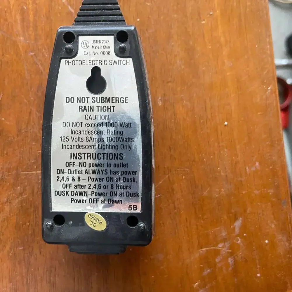 Woods outdoor photoelectric