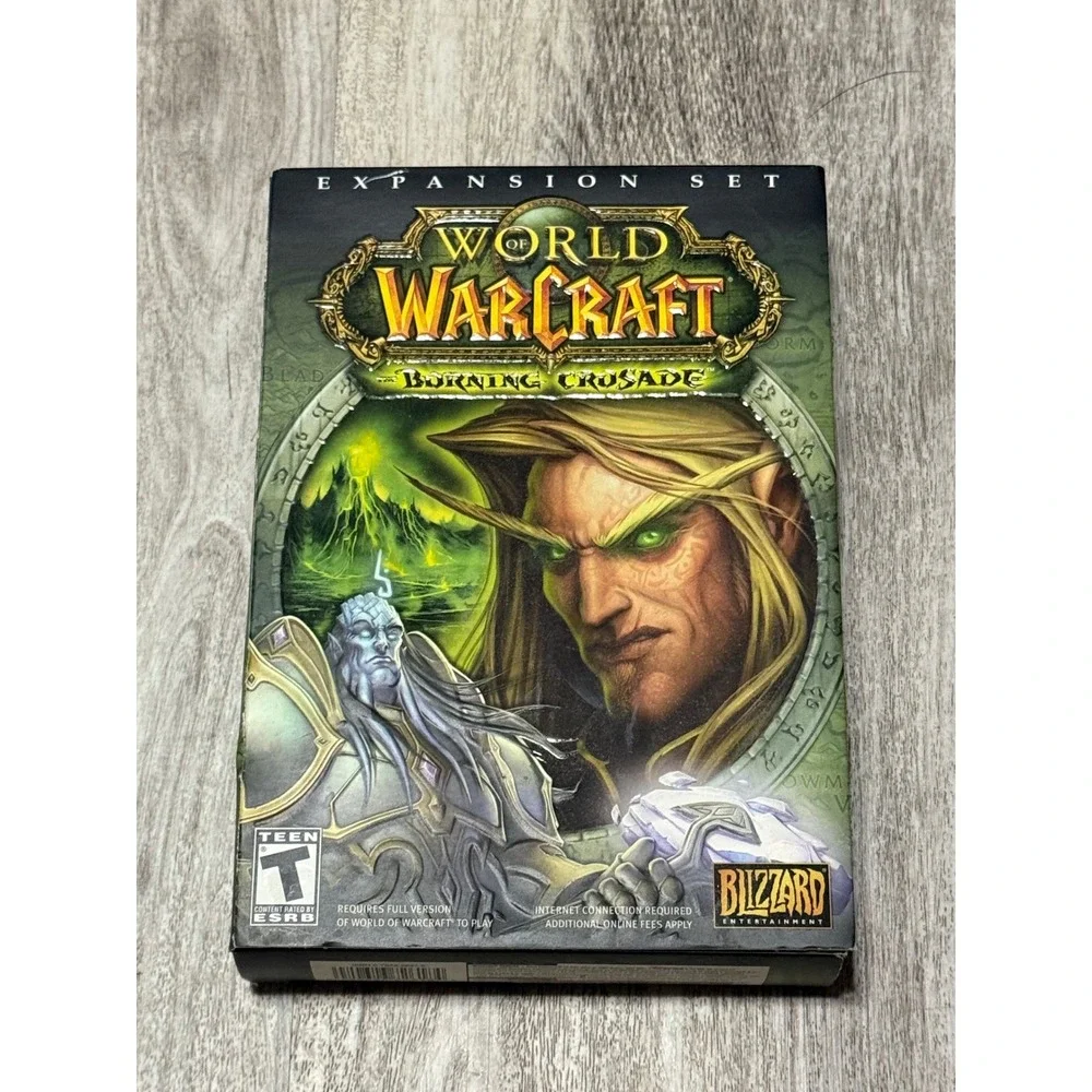 World of Warcraft Burning‎ Crusade Expansion Set PC Game Complete Blizzard