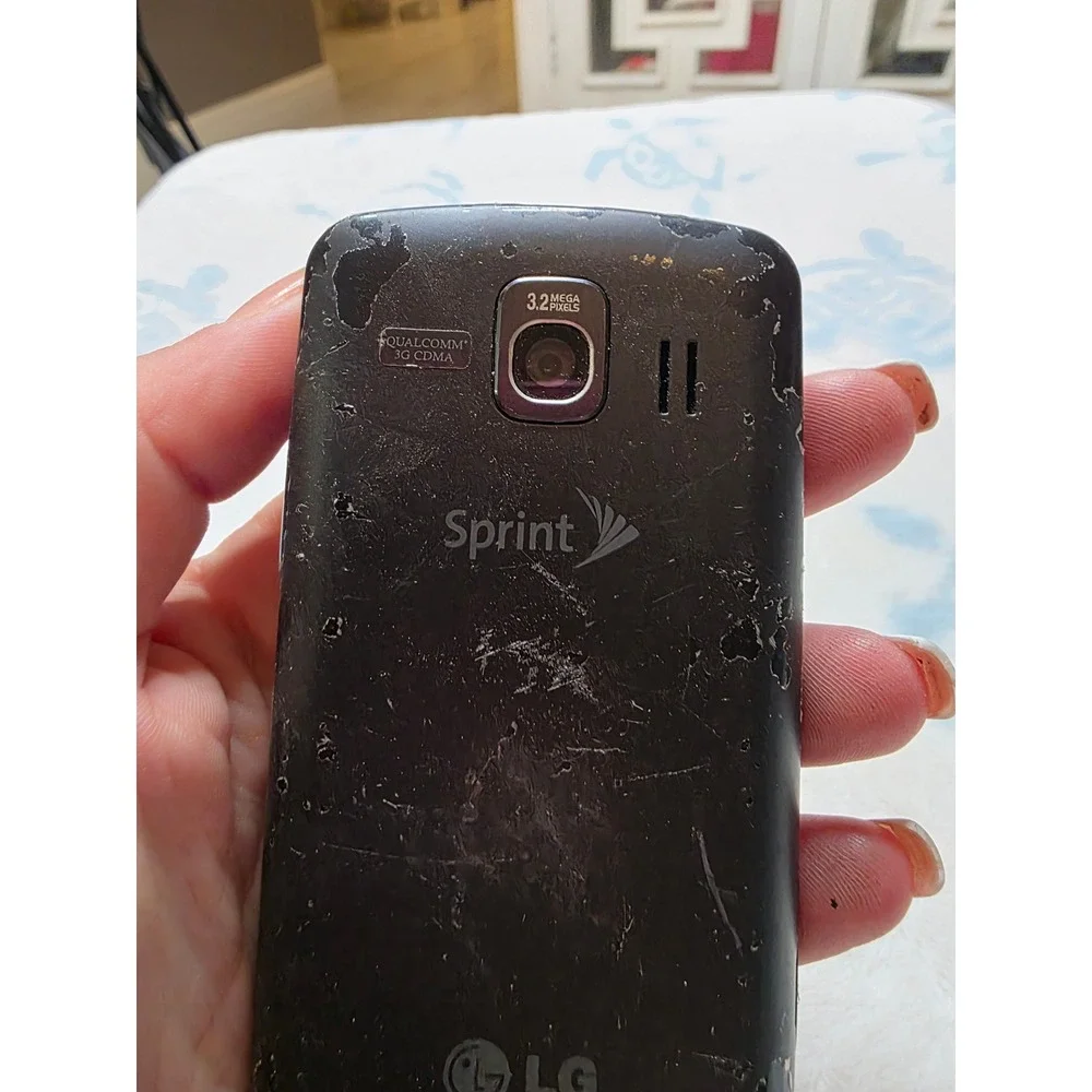 LG Optimus S LS670 Sprint Android Smartphone Black 3.2MP Camera Vintage‎