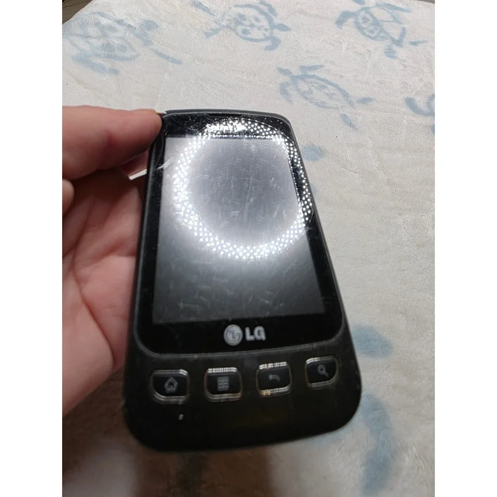 LG Optimus S LS670 Sprint Android Smartphone Black 3.2MP Camera Vintage‎