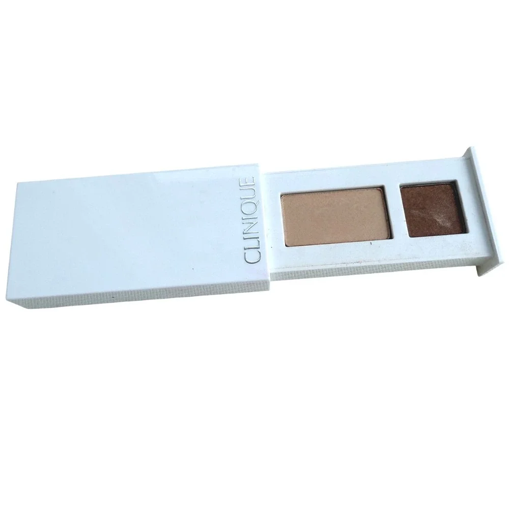 Clinique All About Shadow Duo 01 Like Mink Brown Beige Eyeshadow Palette 1.7g‎