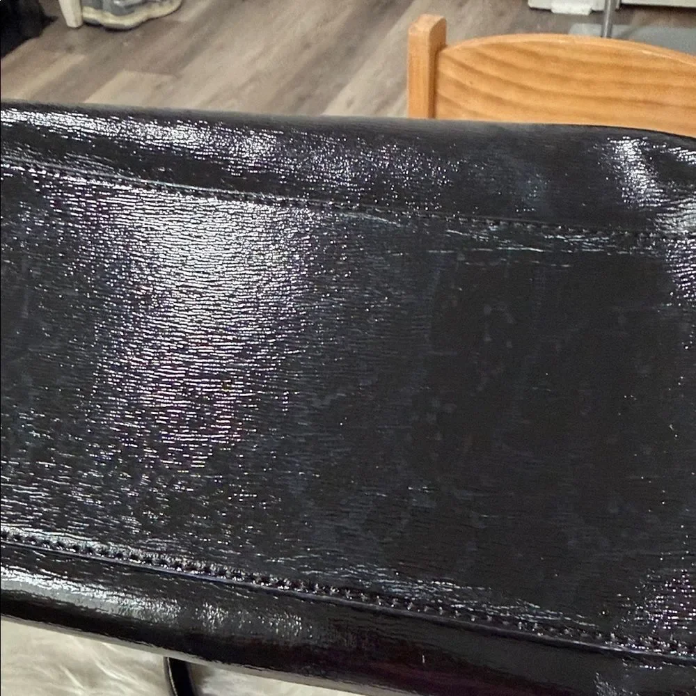 Michael Kors Shiny Black Satchel