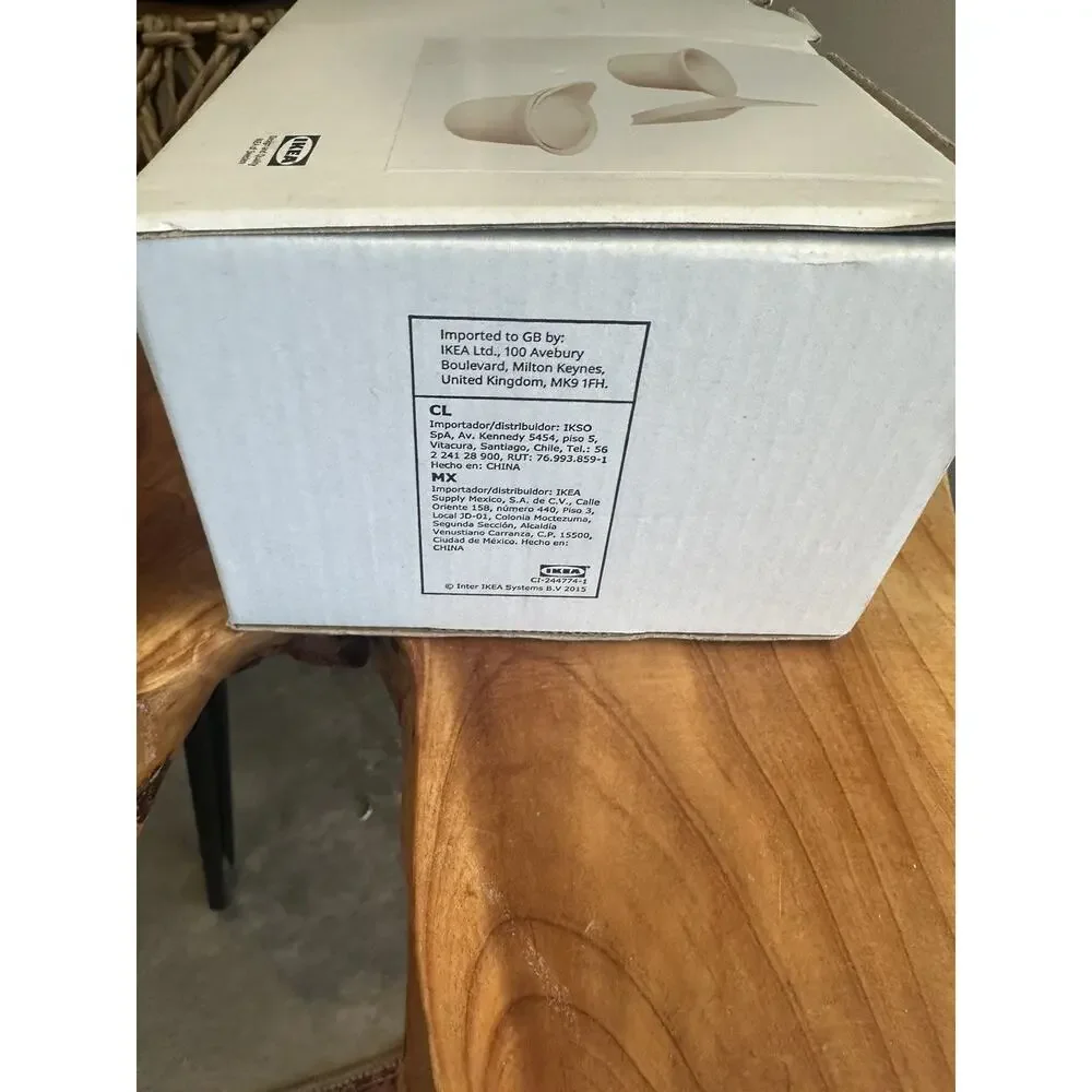 IKEA FARGKLAR Oven Serving Dish With Lid 5”(6.8 oz) Beige Set of 2 Never Used